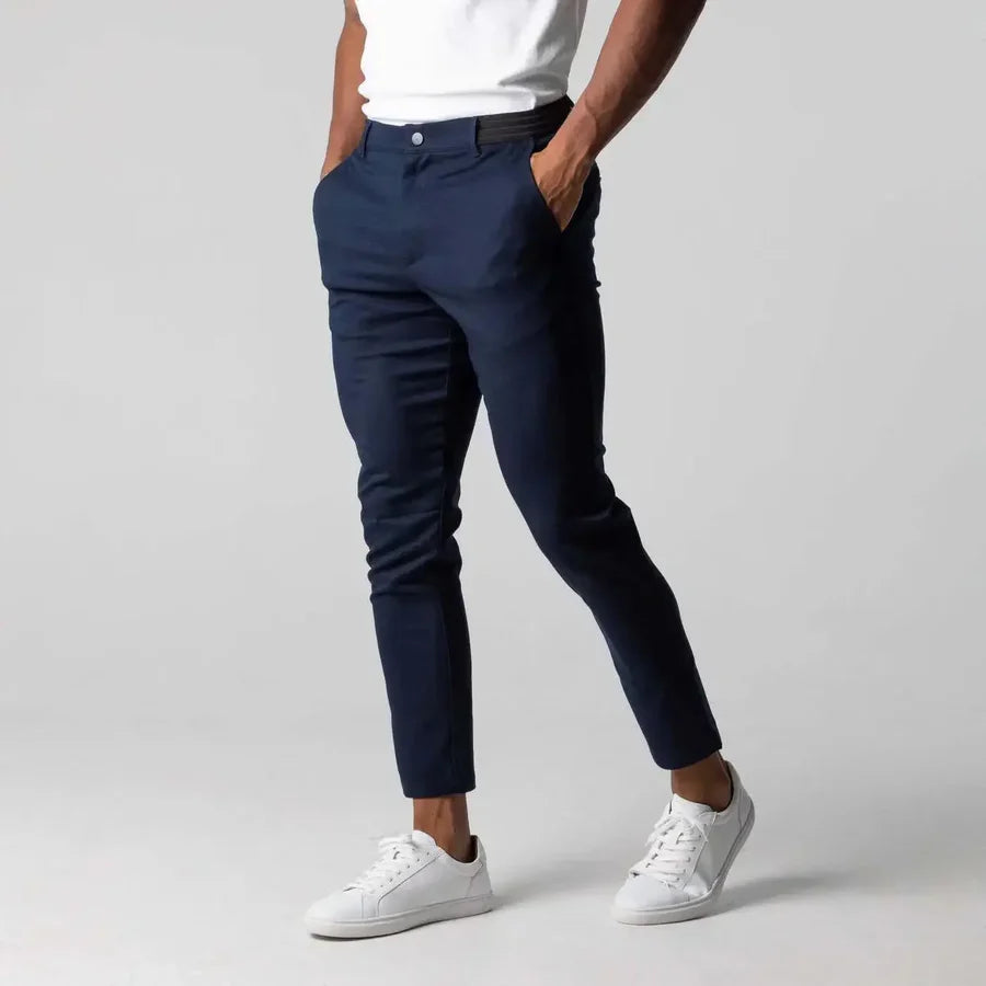 Pantaloni Chino Slim Stretch Uomo